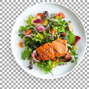 تصویر با کیفیت سالاد سبزیجات